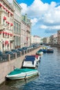 Saint Petersburg water canals Royalty Free Stock Photo