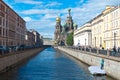 Saint Petersburg water canals Royalty Free Stock Photo