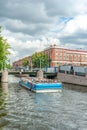 Saint Petersburg water canals Royalty Free Stock Photo