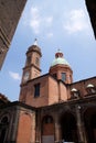 Saint Petronius, Saint Bartholomew church in Bologna Royalty Free Stock Photo