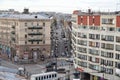 Saint-Petrsburg, Russia - November,2020 Panorama view, Ligovsky prospect Floor. Concept for real estate panoramic