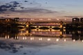 Saint Pierre and Catalans Bridges in Toulouse