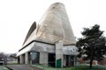 Saint-Pierre church in Firminy, France on a cloudy day Royalty Free Stock Photo