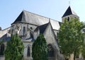 Saint-Pierre-le-Guillard Church in Bourge Royalty Free Stock Photo
