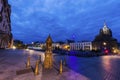 Saint-Pierre les Minimes Church on Place de Jaude in Clermont-Ferrand Royalty Free Stock Photo