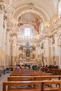 Saint Placidus Church, Catania, Sicily, Italy Royalty Free Stock Photo