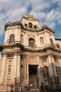 Saint Placidus Church, Catania, Sicily, Italy Royalty Free Stock Photo