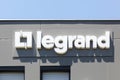 Legrand logo on a building