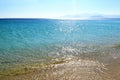 Landscape of Saint Prokopios beach Naxos island Cyclades Greece