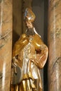 Saint Quirinus statue on the altar of St Florian in the parish church of Saint George in Gornja Stubica, Croatia Royalty Free Stock Photo