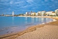 Saint Raphael beach and waterfront view, famous tourist destination of French riviera Royalty Free Stock Photo