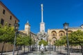 Saint Raphael Triumph statue in Cordoba, Spain. Royalty Free Stock Photo