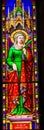 Saint Reparata Stained Glass Baptistery Cathedral Pisa Italy