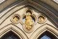 Saint Richard Sculpture at Chichester Cathedral in Sussex Royalty Free Stock Photo