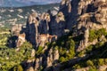 Meteora rock mountain Greece Europe Royalty Free Stock Photo