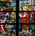 Saint Rumbold - Stained Glass in Mechelen Cathedral