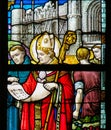 Saint Rumbold - Stained Glass in Mechelen Cathedral