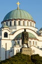 Saint Sava Cathedral Royalty Free Stock Photo