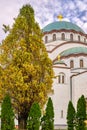 Church of Saint Sava in Belgrade, Serbia Royalty Free Stock Photo