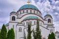 Church of Saint Sava in Belgrade, Serbia Royalty Free Stock Photo