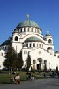 Saint Sava Temple Royalty Free Stock Photo