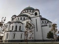 Saint Sava Temple Belgrade Serbia Orthodox Church Royalty Free Stock Photo