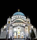 Saint Sava temple in HDR Royalty Free Stock Photo