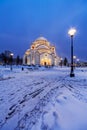 Saint Sava Temple Royalty Free Stock Photo