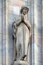 Saint Savina of Milan, statue on the Milan Cathedral