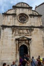 Saint Saviour Church in Dubrovnik in Croatia Royalty Free Stock Photo