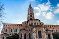 Saint Sernin basilica and its bell tower in Toulouse in Occitanie, France Royalty Free Stock Photo