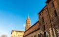 Saint Sernin basilica and its bell tower in Toulouse in Occitanie, France Royalty Free Stock Photo