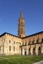 Saint-Sernin basilica in Toulouse, France Royalty Free Stock Photo