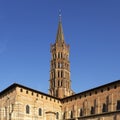 Saint-Sernin basilica in Toulouse, France Royalty Free Stock Photo