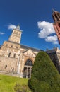 Saint Servatius Basilica and the St. John Church at the Vrijthof Square, Maastricht, Netherlands Royalty Free Stock Photo