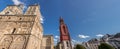 Saint Servatius Basilica and the St. John Church at the Vrijthof Square, Maastricht, Netherlands Royalty Free Stock Photo