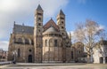 Saint Servatius church at the Vrijthof in Maastricht Royalty Free Stock Photo