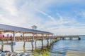 Saint Simons Fishing Pier in Morning Light Royalty Free Stock Photo