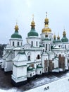 Saint Sophia Cathedral, December 2023, Kyiv, Ukraine Royalty Free Stock Photo