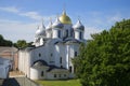 Saint Sophia Cathedral july day. Veliky Novgorod Royalty Free Stock Photo