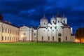 Saint Sophia Cathedral at night, Novgorod Veliky