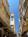 Saint Spyridon church, Corfu Town, Greece Royalty Free Stock Photo