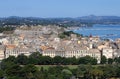 Saint Spyridon church and new fortress Corfu town