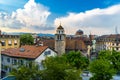 Saint St Pierre Cathedral in center of Geneva, Switzerland Royalty Free Stock Photo