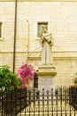 Saint statue, Monastery of Saint Saviour, Old City of Jerusalem