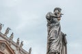 Saint statues in vatican city