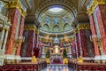Saint Stephen basilica interior, Budapest, Hungary Royalty Free Stock Photo