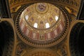 Roman catholic church. Saint Stephen Basilica - landmark attraction in Budapest, Hungary. Royalty Free Stock Photo