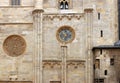 Saint Stephens Cathedral clock wall detail Vienna