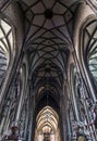 Saint Stephens Cathedral interior, Vienna Royalty Free Stock Photo